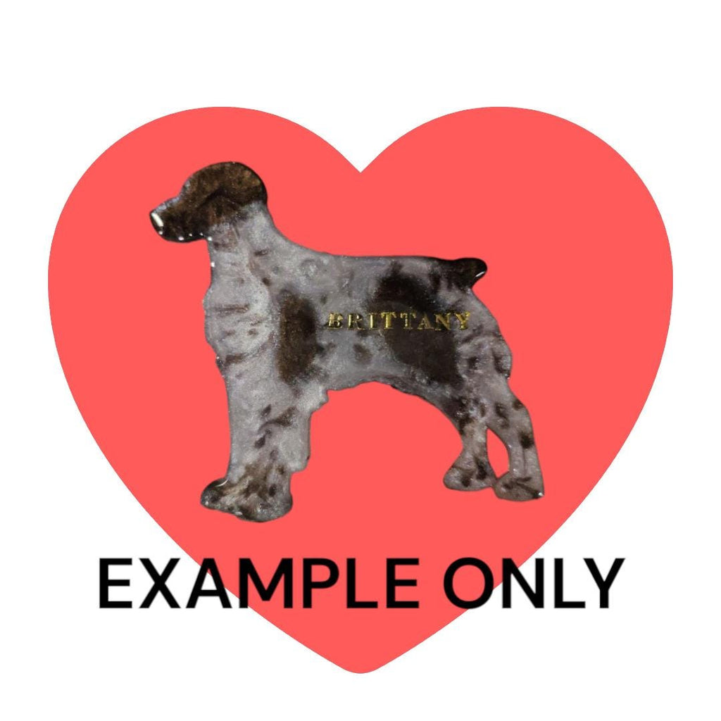 Customizable Resin Spaniel - Keychain or 3D magnet (send photos or pick any color)