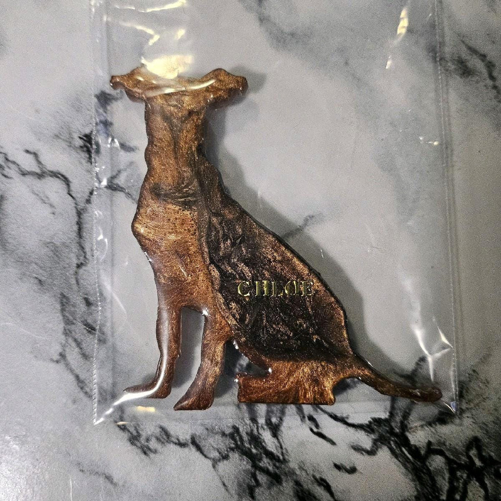 Customizable Resin Mixed Breed/General dog - Keychain or 3D magnet (send photos or pick any color)
