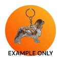 Customizable Resin Kings Charles Cavalier - Keychain or 3D magnet (send photos or pick any color)