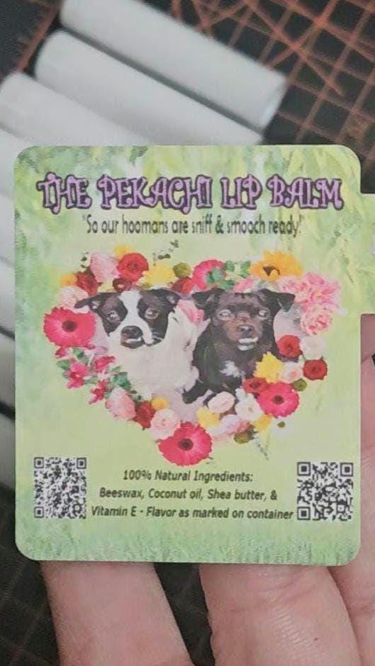 The Pekachi Pup Balm - Paw and snout balm for dogs 2oz or The Pekachi Lip Balm for Hoomans 0.15 - Soothing, healing, all natural balm!
