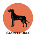 Customizable Resin Great Dane - Keychain or 3D magnet (send photos or pick any color)