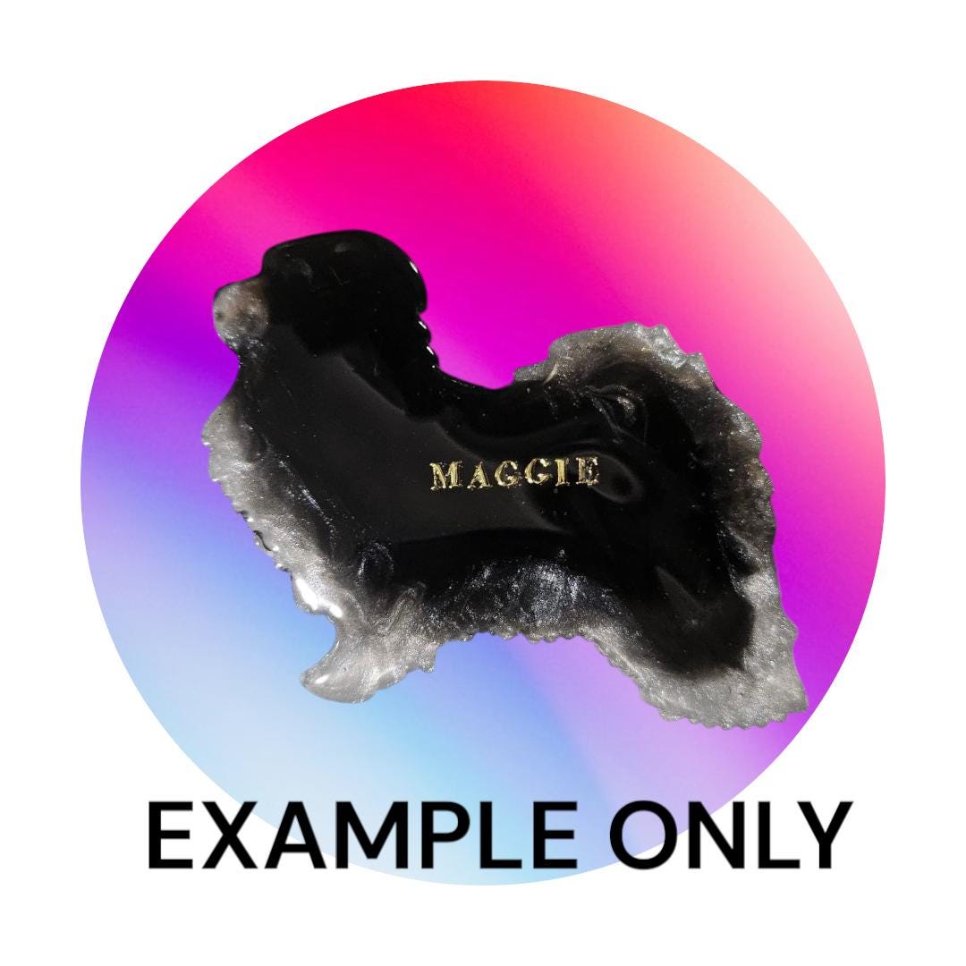 Customizable Resin Havanese - Keychain or 3D magnet (send photos or pick any color)