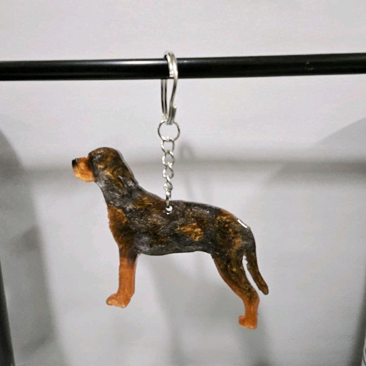 Customizable Resin Catahoula / Hunting dog- Keychain or 3D magnet (send photos or pick any color)