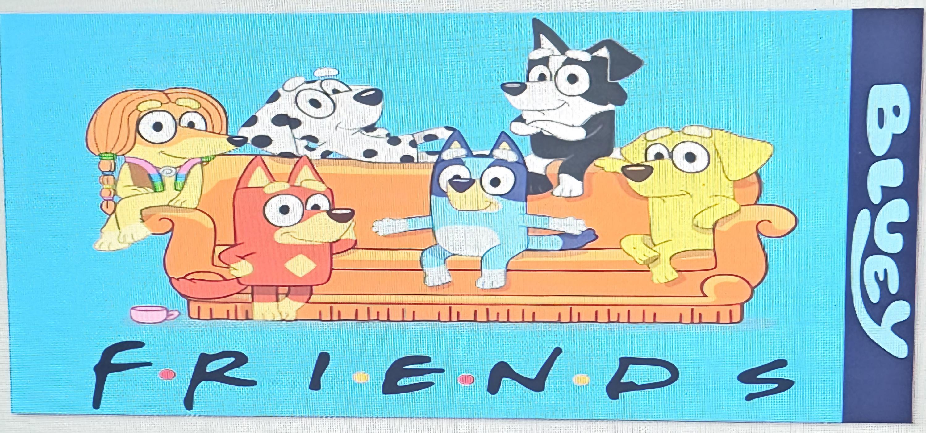 Bluey Water bottle/Tumbler- Blue heeler and friends designs kids / adult designs and sizes available. 16, 20, 30 oz options