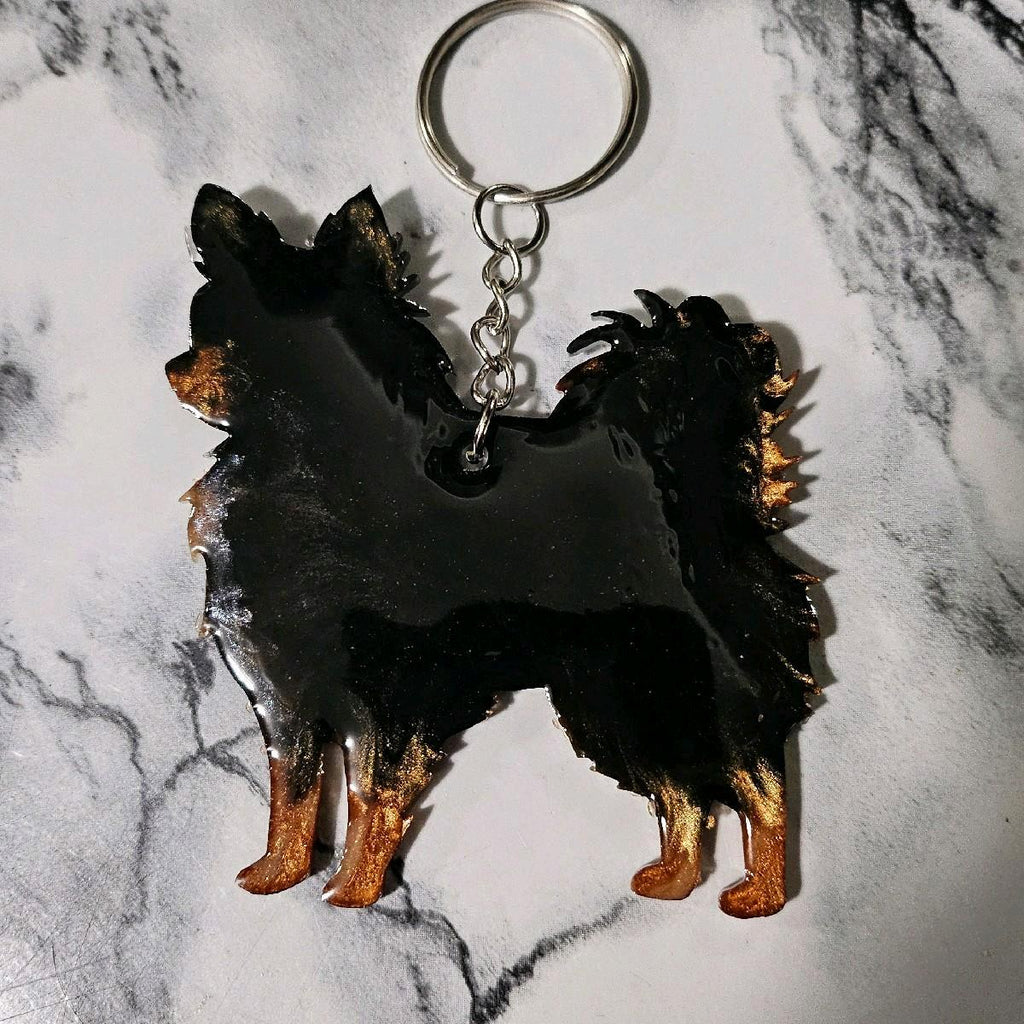 Customizable Resin Chihuahua - Keychain or 3D magnet (send photos or pick any color)