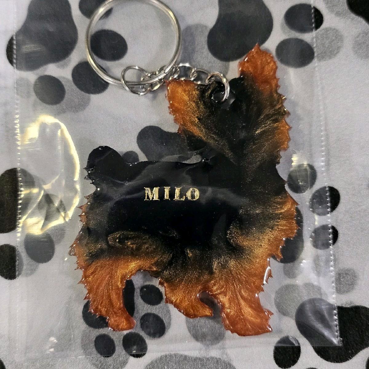 Customizable Resin Yorkie/Yorkshire Terrier - Keychain or 3D magnet (send photos or pick any color)