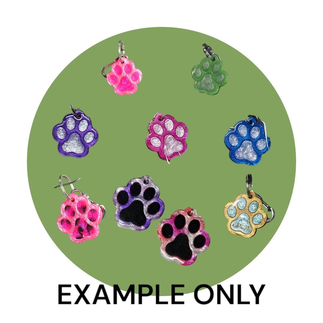 Customizable Resin Dog Tags