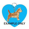 Customizable Resin Cairn Terrier / Westie- Keychain or 3D magnet (send photos or pick any color)