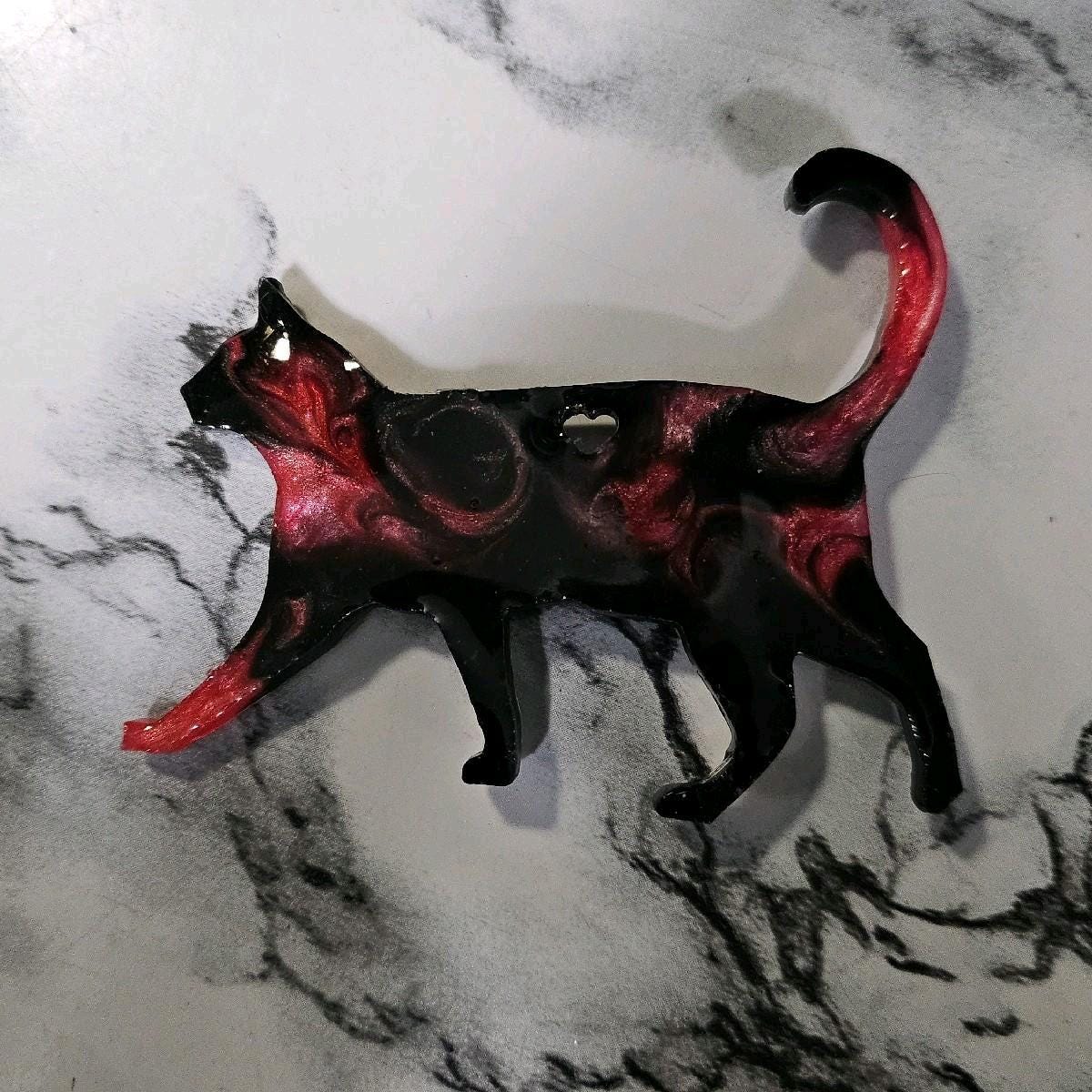 Customizable Resin CAT BREEDS - Keychain or 3D magnet (send photos or pick any color)
