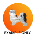 Customizable Resin Shihtzu/Llaso Apso - Keychain or 3D magnet (send photos or pick any color)