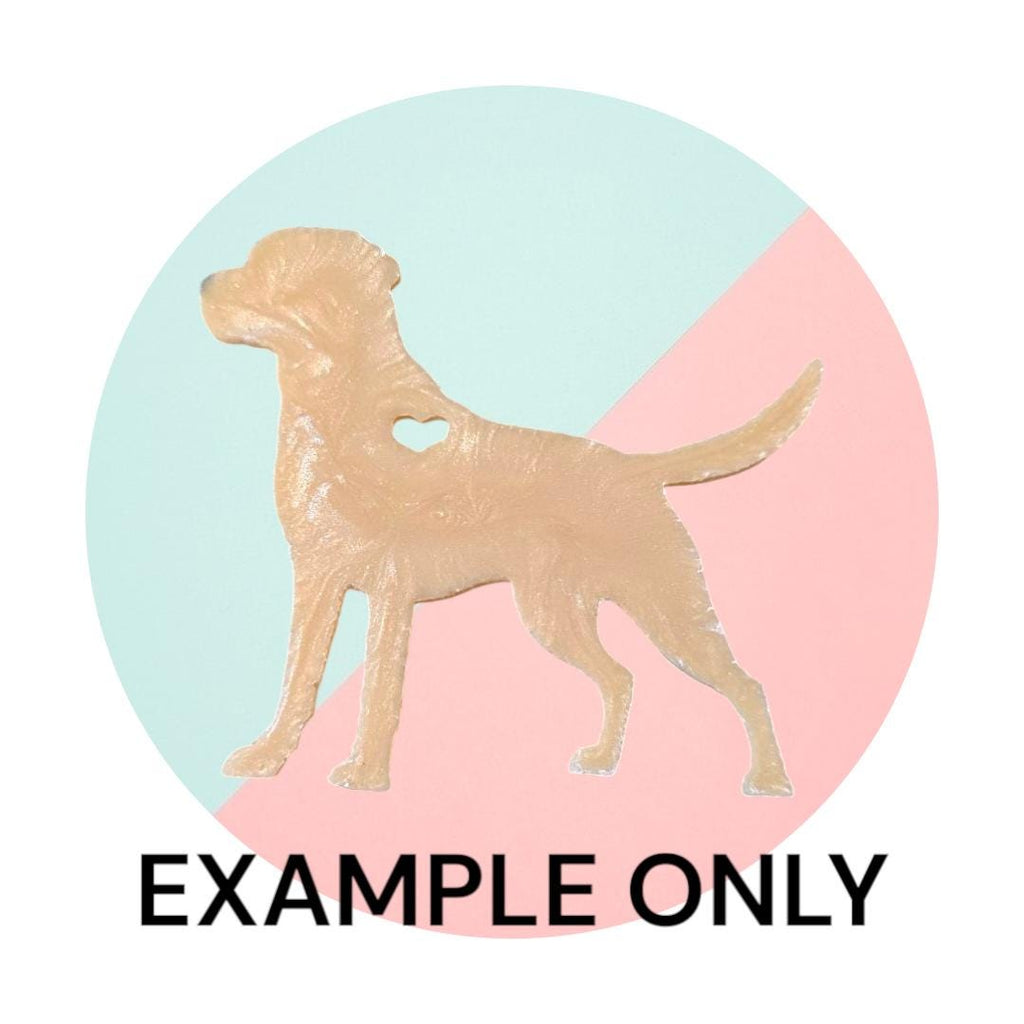 Customizable Resin Labrador- Keychain or 3D magnet (send photos or pick any color)