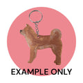 Customizable Resin Akita / Shiba inu - Keychain or 3D magnet (send photos or pick any color)