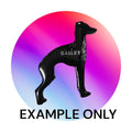 Customizable Resin Greyhound - Keychain or 3D magnet (send photos or pick any color)
