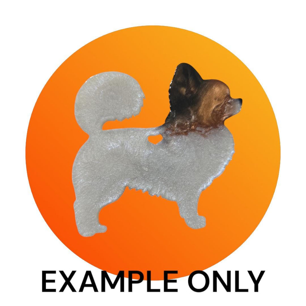 Customizable Resin Papillion - Keychain or 3D magnet (send photos or pick any color)