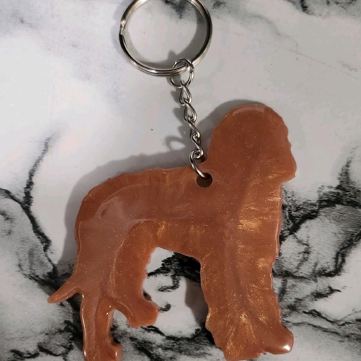 Customizable Resin Doodle - Keychain or 3D magnet (send photos or pick any color)