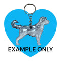 Customizable Resin Sheepadoodle - Keychain or 3D magnet (send photos or pick any color)