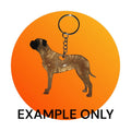 Customizable Resin Mastiff - Keychain or 3D magnet (send photos or pick any color)