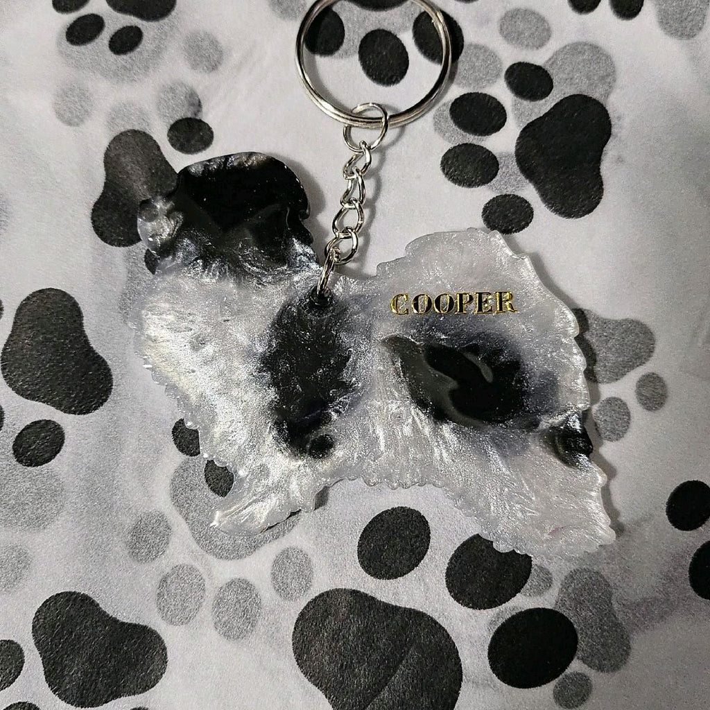 Customizable Resin Havanese - Keychain or 3D magnet (send photos or pick any color)