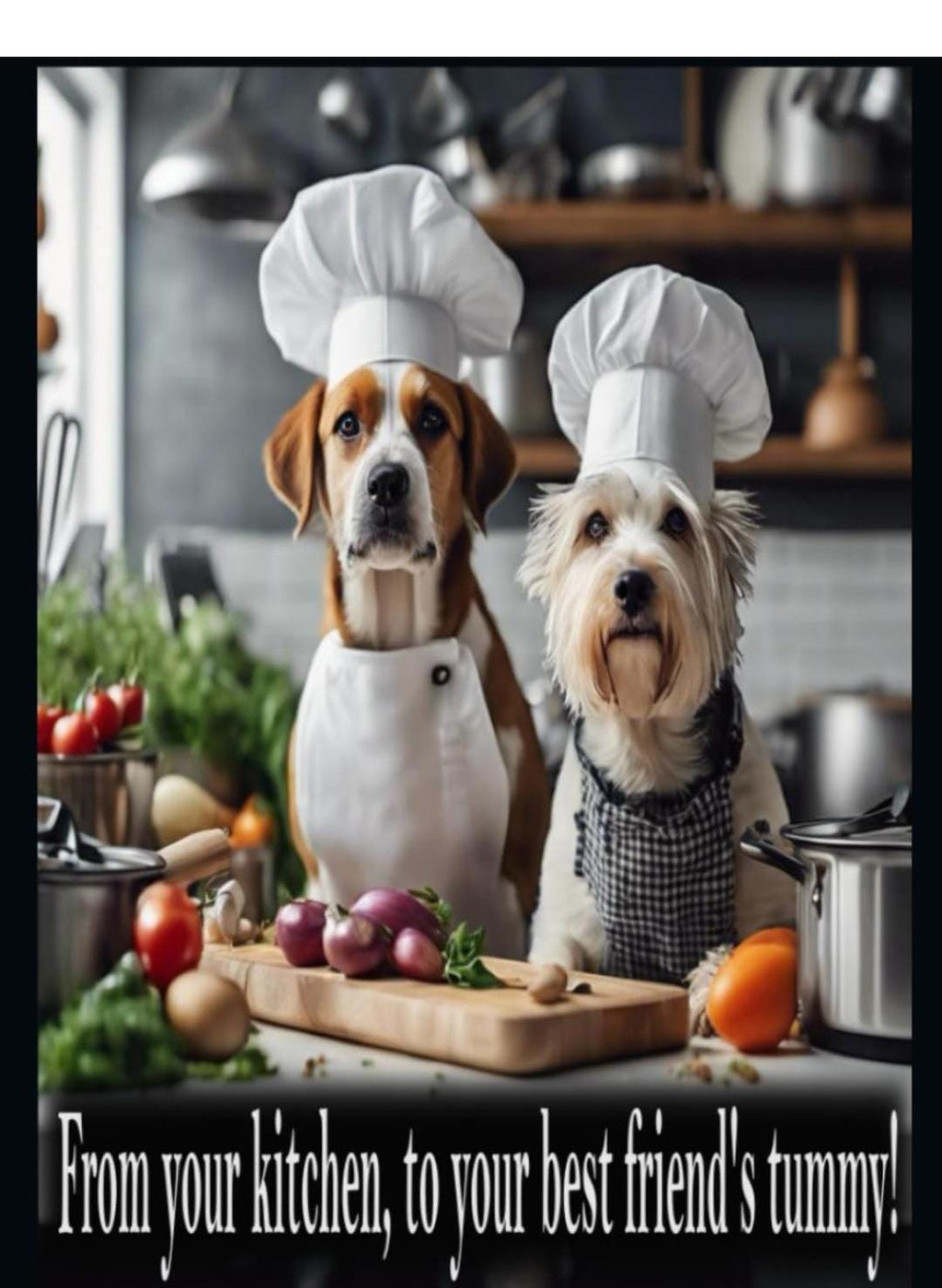 From your kitchen to your best friends tummy! - Dog cookbook and nutrition guide W/ 2 FREEE silicone molds for recipes!