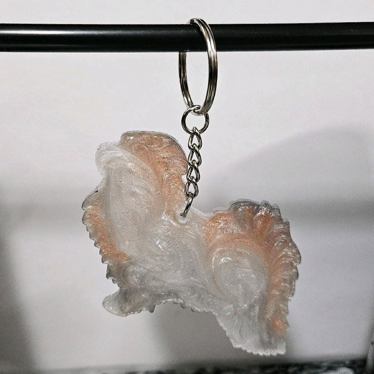 Customizable Resin Havanese - Keychain or 3D magnet (send photos or pick any color)
