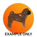 Customizable Resin Shar Pei- Keychain or 3D magnet (send photos or pick any color)