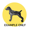 Customizable Resin Weinmaraner - Keychain or 3D magnet (send photos or pick any color)