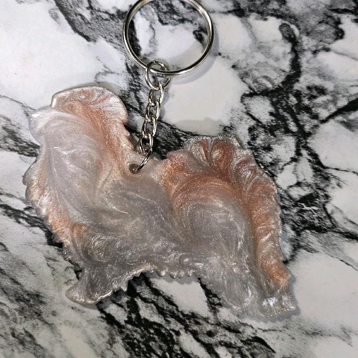 Customizable Resin Havanese - Keychain or 3D magnet (send photos or pick any color)