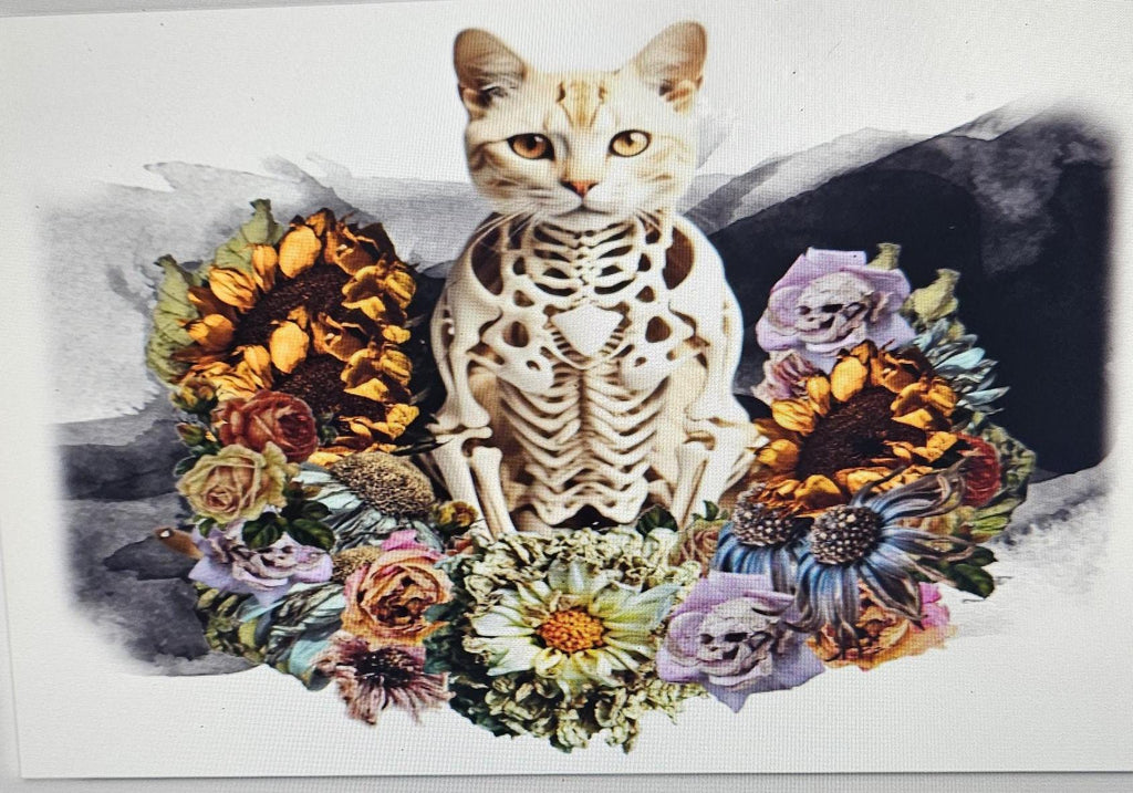 Customizable Spooky Pet Halloween skeleton Tumbler - Pick any breed
