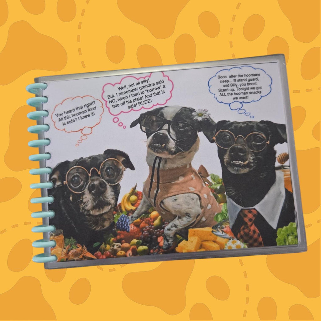 Dog Nutrition Guide Fridge Magnet – Safe and unsafe Human Foods and ingredients for Dogs