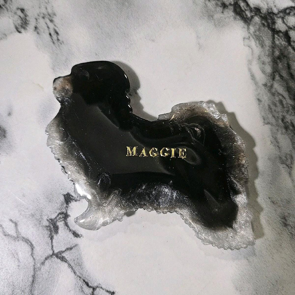 Customizable Resin Havanese - Keychain or 3D magnet (send photos or pick any color)