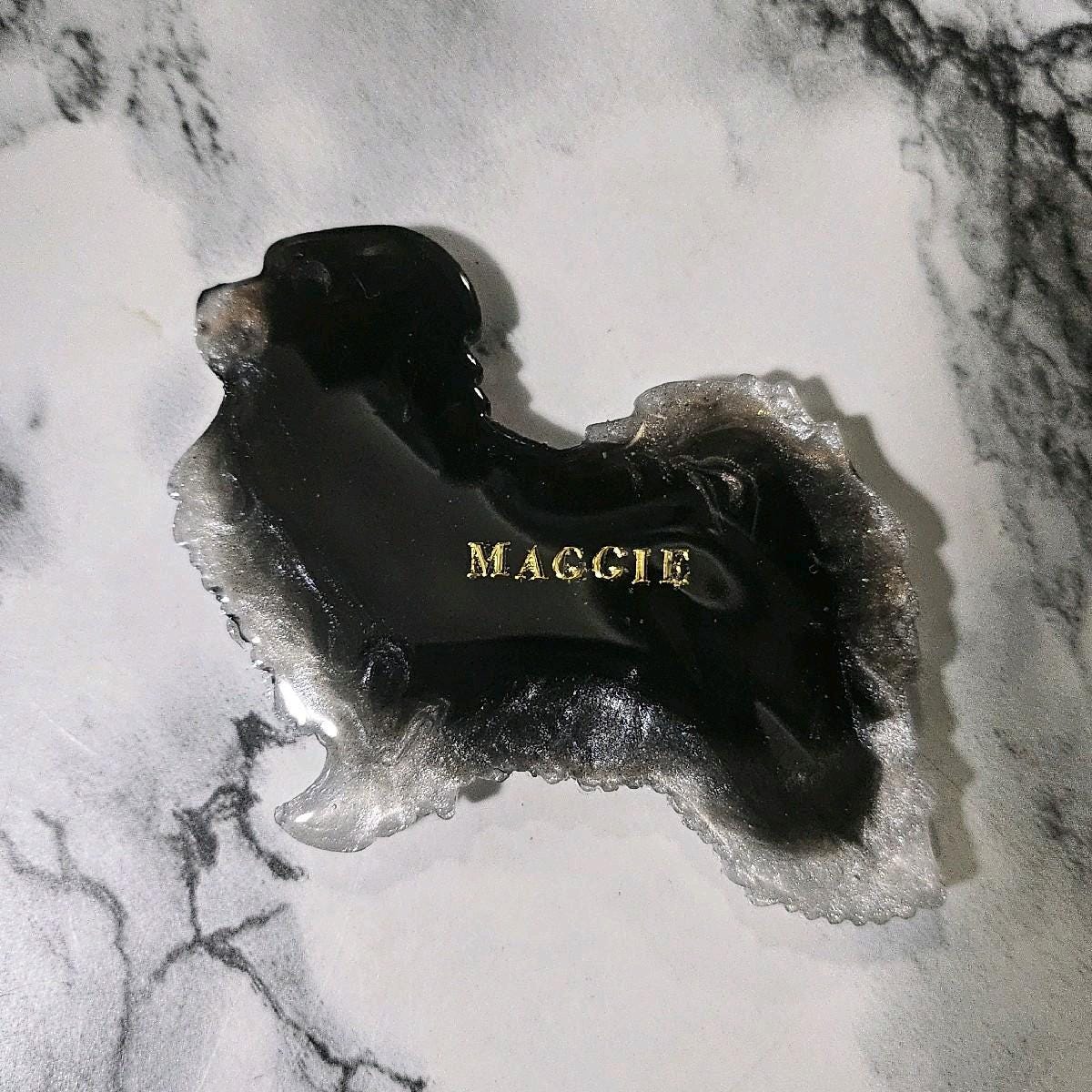 Customizable Resin Havanese - Keychain or 3D magnet (send photos or pick any color)